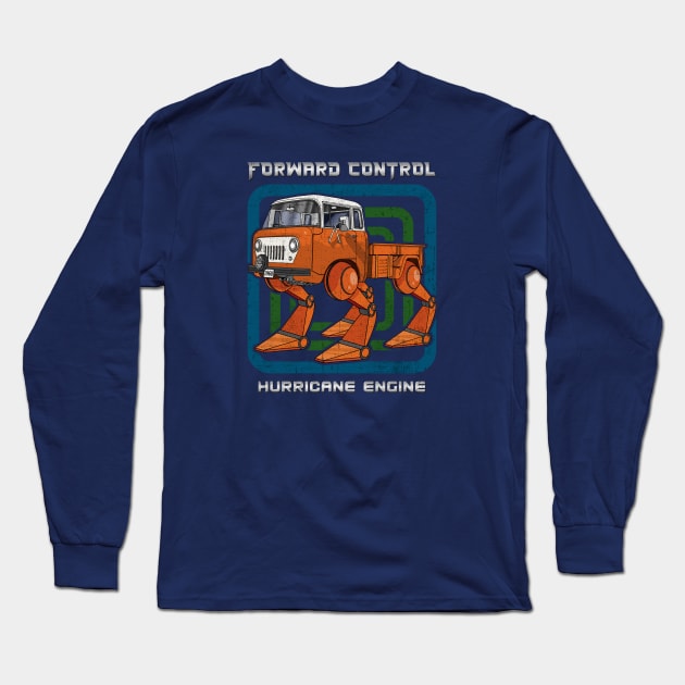 Autobeast Jeep Forward Control FC-150 Long Sleeve T-Shirt by Guyvit